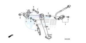 CB600F3A Australia - (U / ST) drawing STAND