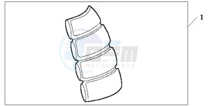 CBF600S drawing TANK PAD 2