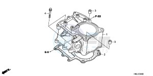 TRX500FAB drawing CYLINDER