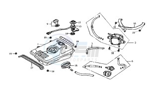 MASK - 50 cc drawing FUEL TANK