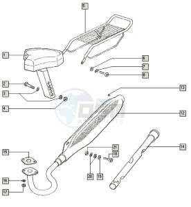 LUXE_25_T-X 50 T-X drawing Seat-exhaust