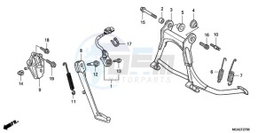 GL18009 Australia - (U / AB NAV) drawing STAND