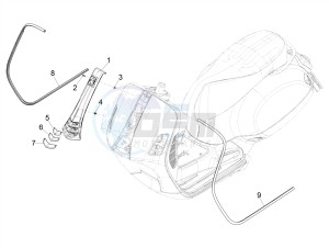 GTV 300 HPE SEI GIORNI IE E4 ABS (EMEA) drawing Front shield