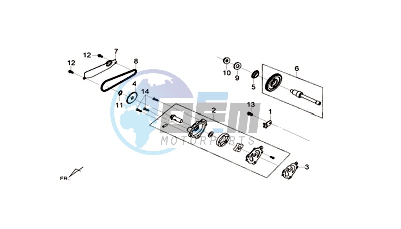 OIL PUMP / V-BELT OIL PUMP