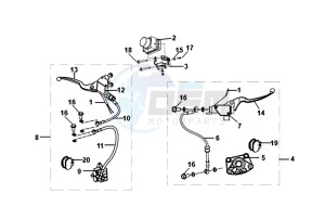 SYMPHONY ST 125I/ABS (XB12WW-EU) (E4) (L8-M0) drawing CBS BRAKE SYSTEM