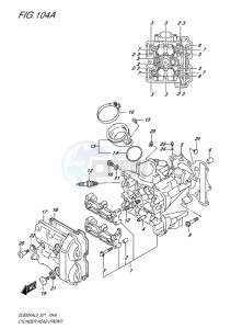 DL650X ABS V-STROM EU drawing CYLINDER HEAD (FRONT)