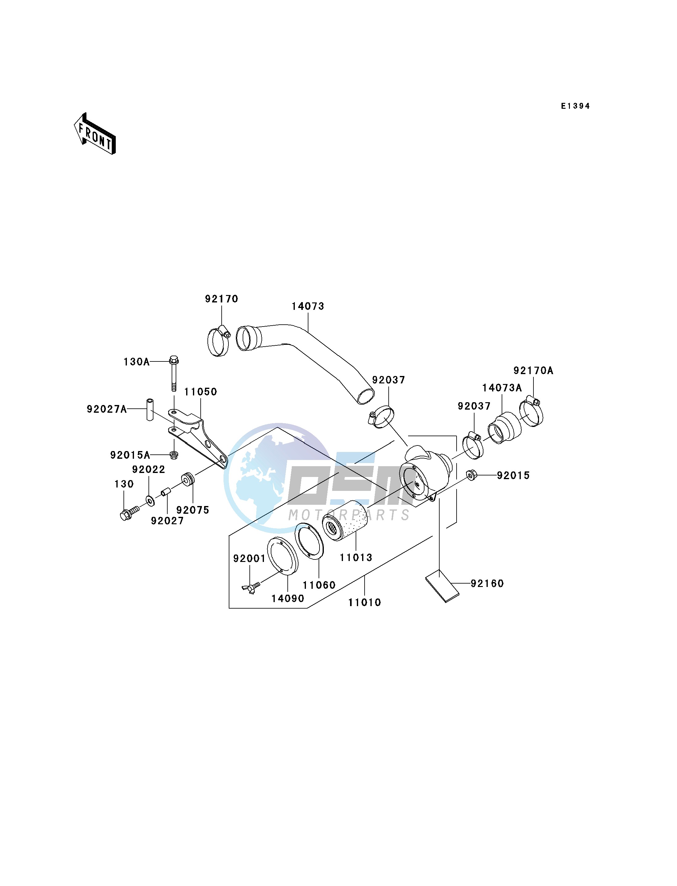 AIR CLEANER-BELT CONVERTER