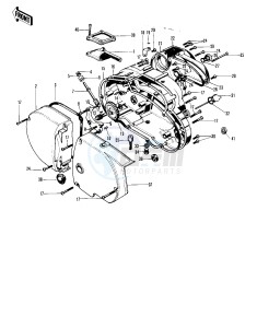 F8 (BISON A) 250 (BISON A) drawing ENGINE COVERS -- 71-72 F8_F8-A- -