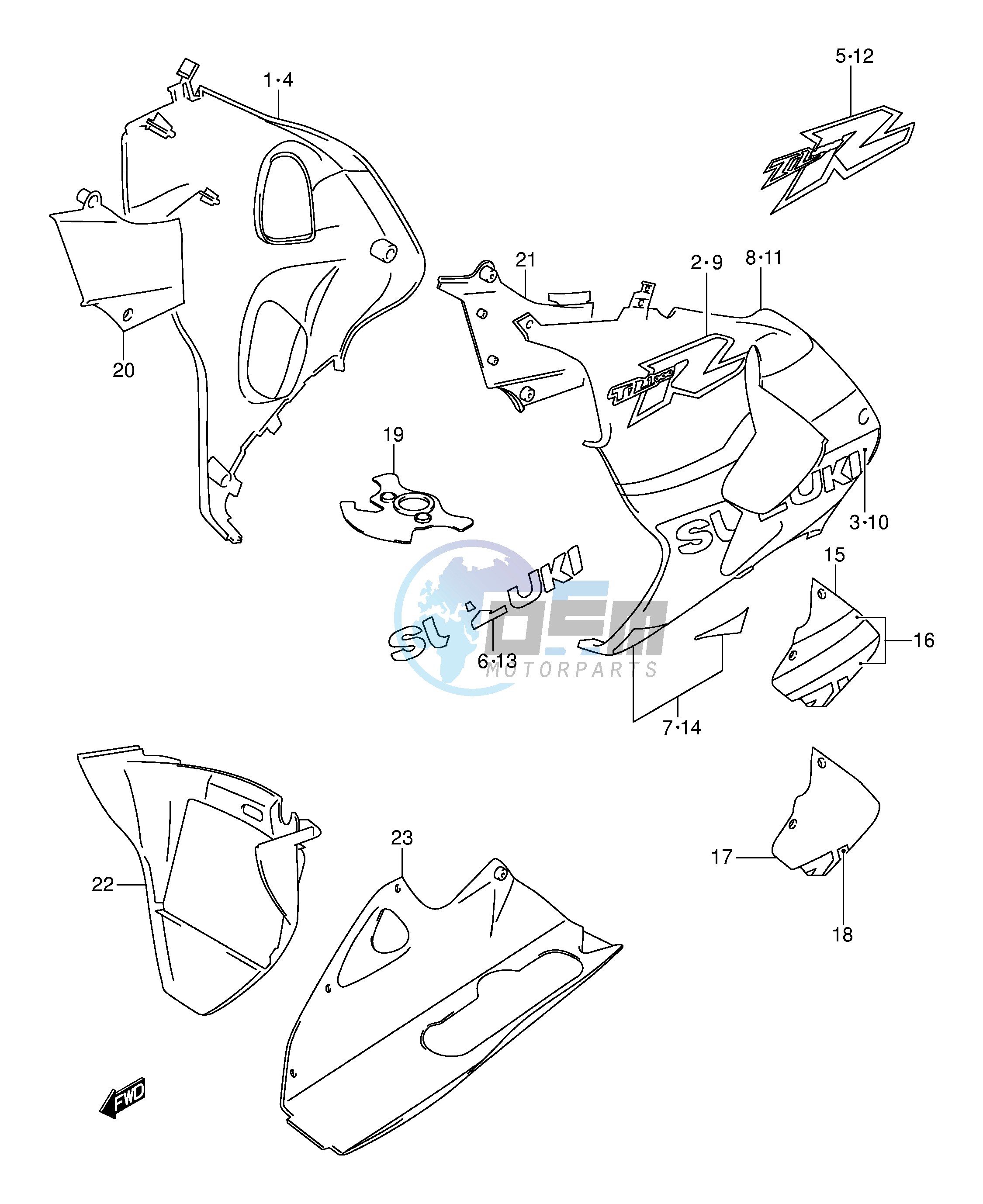 UNDER COWLING (MODEL K1)