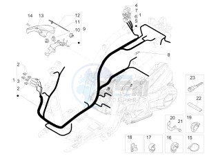 LIBERTY 150 150 IGET 4T 3V E4 IE ABS (EMEA) drawing Main cable harness