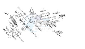 SENDA R DRD - BLACK DEVIL 2A EDIZIONE - 50 CC VTHSR1A2A drawing REAR ARM