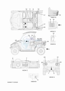 YXE850EN YX85EPAP (BANU) drawing EMBLEM & LABEL 1