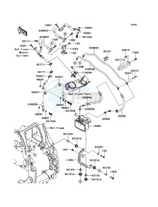 1400GTR ZG1400A8F FR GB XX (EU ME A(FRICA) drawing Brake Piping