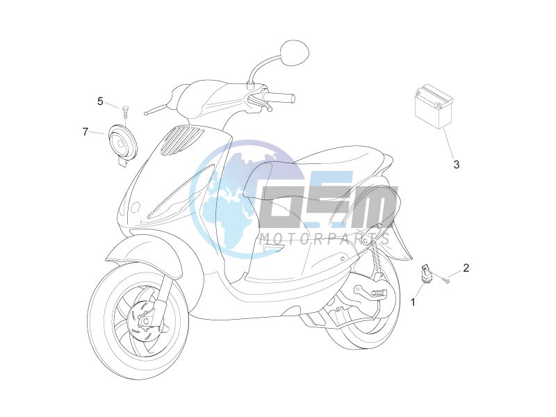 Remote control switches - Battery - Horn