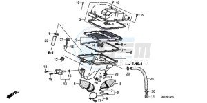 XL700VA9 Europe Direct - (ED / ABS) drawing AIR CLEANER