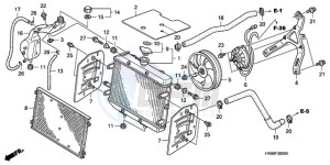 TRX680FA9 Australia - (U) drawing RADIATOR