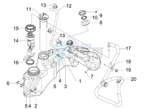 GTV 300 4T 4V ie Touring (USA) USA drawing Fuel Tank