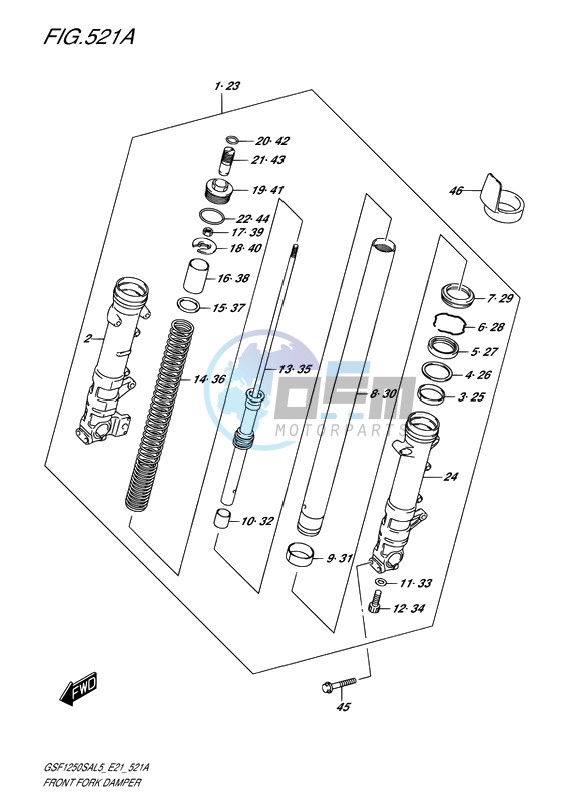 FRONT FORK DAMPER