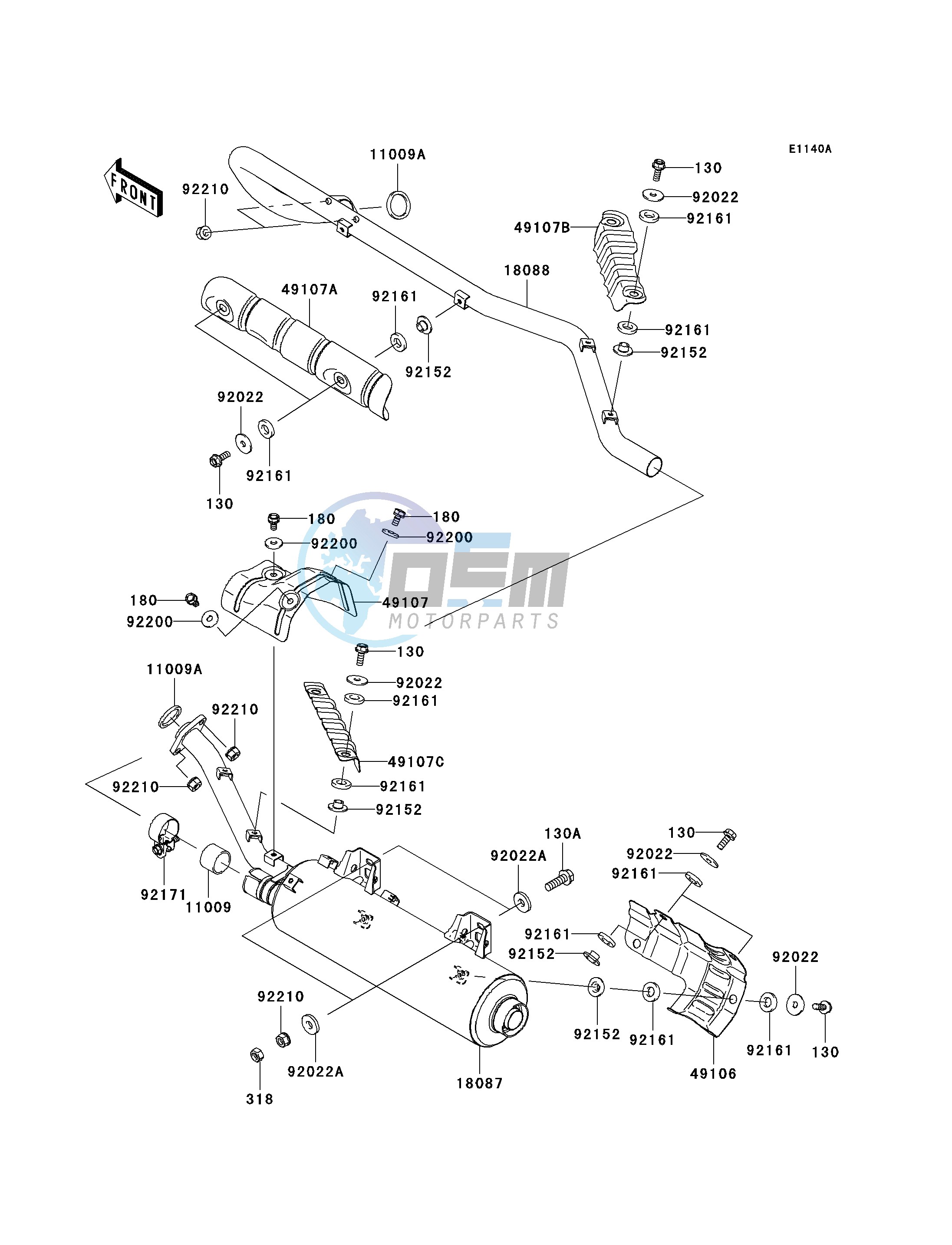 MUFFLER-- S- --- JKAVFDB1 6B503807 - - -