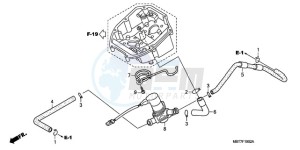 XL1000V9 F / CMF drawing AIR INJECTION CONTROL VALVE