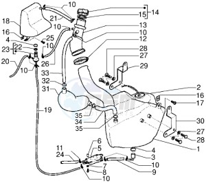 DNA 50 drawing Fuel tank - Degaser