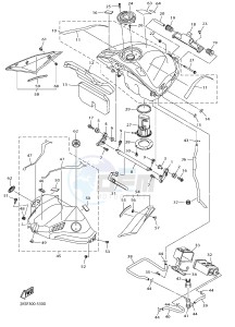 YZF-R1M 998 R5 (2KSF) drawing FUEL TANK