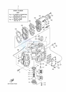 40XMHL drawing CYLINDER--CRANKCASE