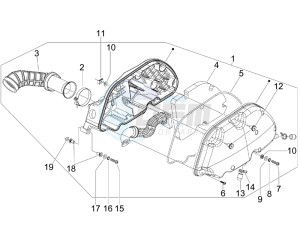 GTV 300 SEI GIORNI IE E4 ABS (EMEA) drawing Air filter