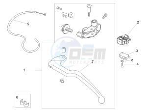 TUONO 1100 V4 RR E4 ABS (EMEA, LATAM) drawing Clutch lever