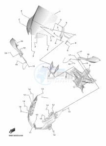 NIKEN GT MXT850D (B5B9) drawing COWLING 1