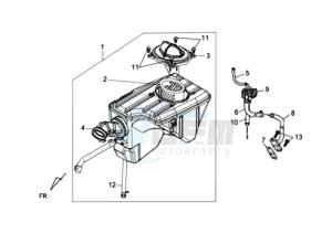 WOLF CARBURATED 125 drawing AIRFILTER