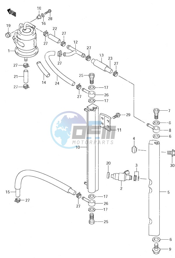 Fuel Injector (S/N 151861 & Older)