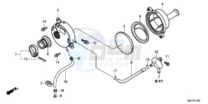 CRF50FD CRF50F Europe Direct - (ED) drawing AIR CLEANER