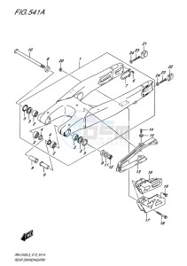 RM-Z450 EU drawing REAR SWINGINGARM