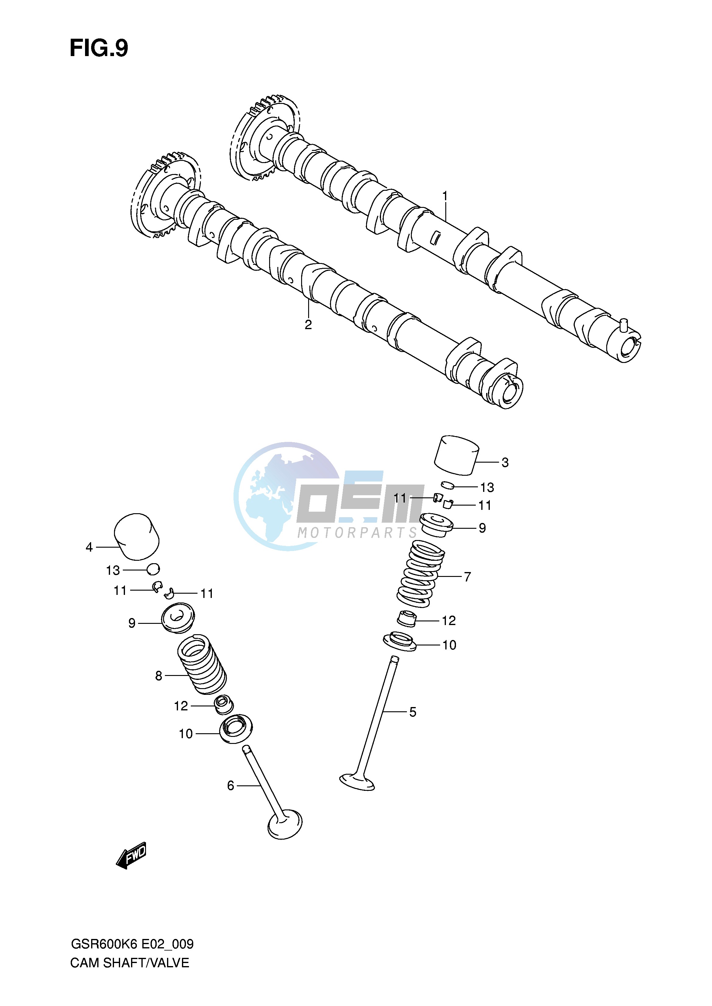 CAMSHAFT - VALVE