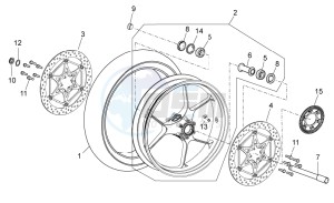 TUONO 1100 V4 FACTORY E4 SUPERPOLE ABS (APAC) drawing Front wheel