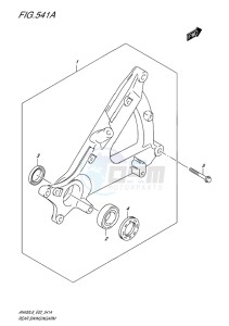 AN400 ABS BURGMAN EU-UK drawing REAR SWINGINGARM