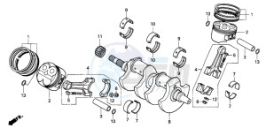 RVF750R drawing CRANKSHAFT/PISTON