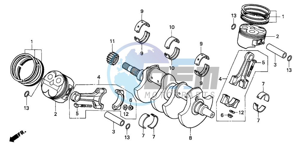 CRANKSHAFT/PISTON