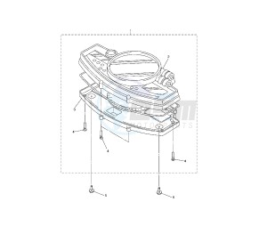 YZF R6 50TH 600 drawing METER