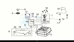 CRUISYM a 250 (LV25W2-EU) (M0) drawing FUEL TANK