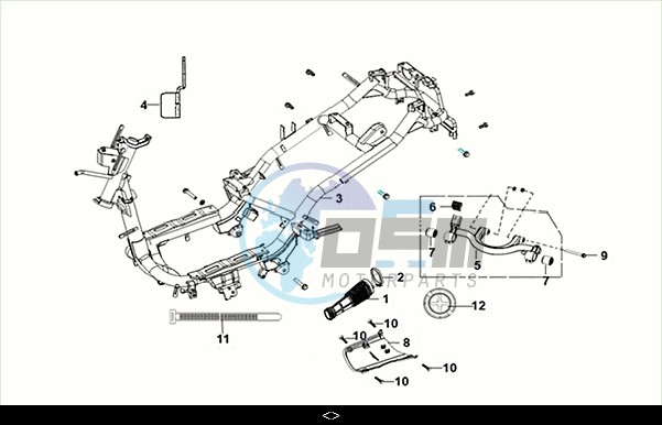 FRAME BODY - ENGINE HANGE