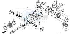 TRX500FPEB drawing SWINGARM