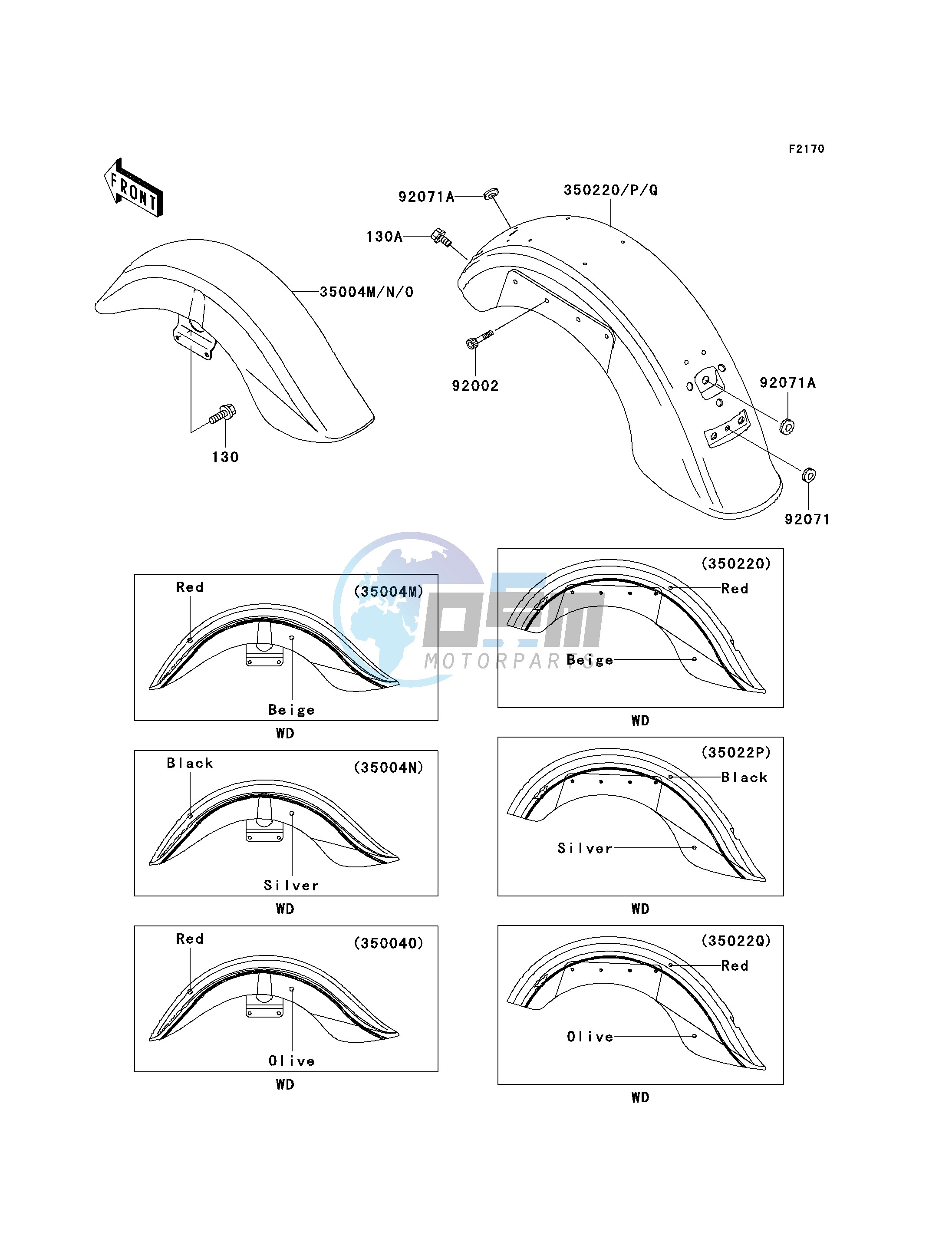 FENDERS -- VN1500-N1_N2- -