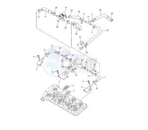 FJR AS 1300 drawing SECONDARY AIR SYSTEM