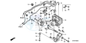 CB1000RAA France - (F / ABS CMF) drawing ABS MODULATOR