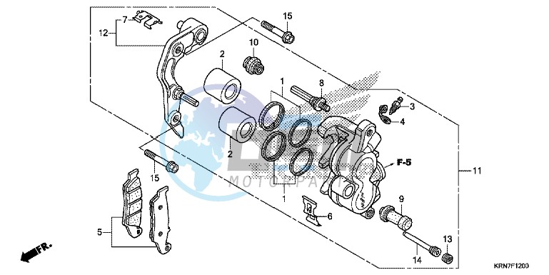 FRONT BRAKE CALIPER