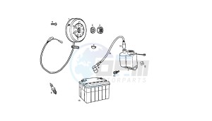 SENDA R X-RACE - 50 CC VTHSR1D1A EU2 drawing GENERATOR