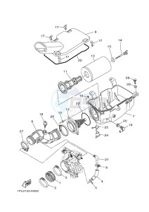 YFM700R YFM700RSE RAPTOR 700 SPECIAL EDITION (1VSE 1VSF) drawing INTAKE