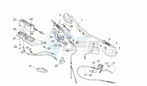 Tuareg Rally 50 drawing Handlebar - Controls